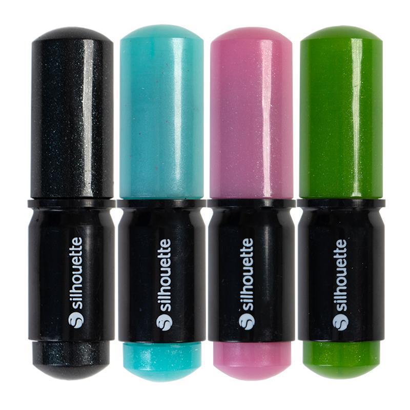 SILH-PEN-GL-3T-Zeichenstifte Set Glitter